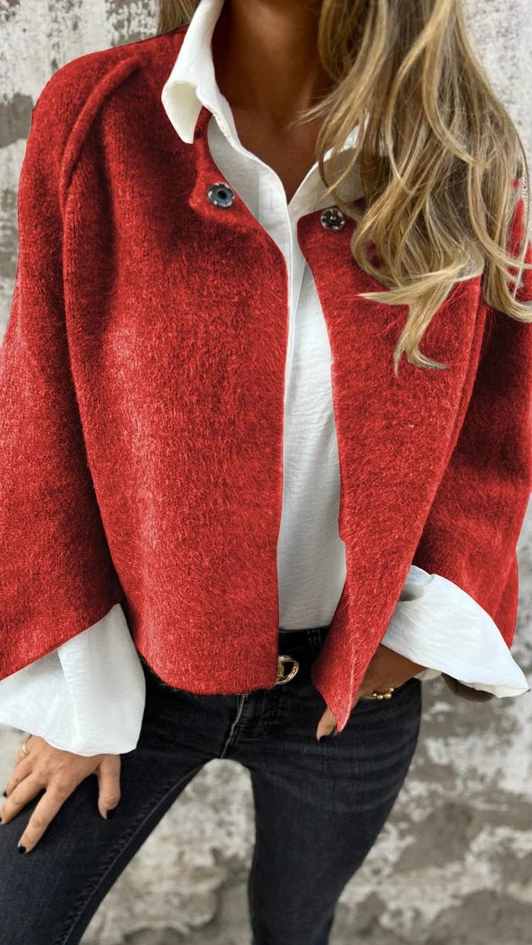 Short Women's Cashmere Jacket Luxury Quality