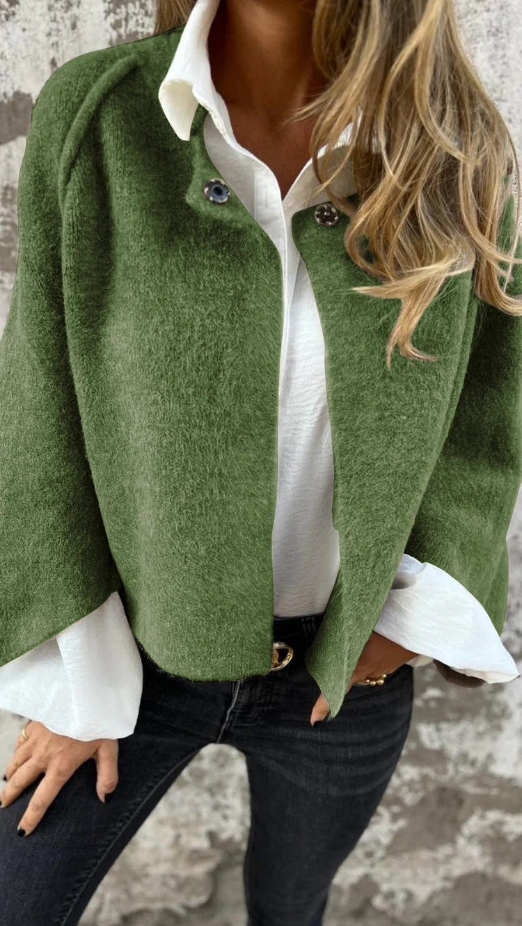 Short Women's Cashmere Jacket Luxury Quality