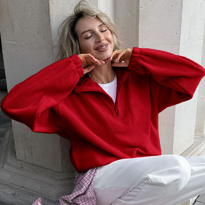 Women's Fleece Pullover Soft and Warm