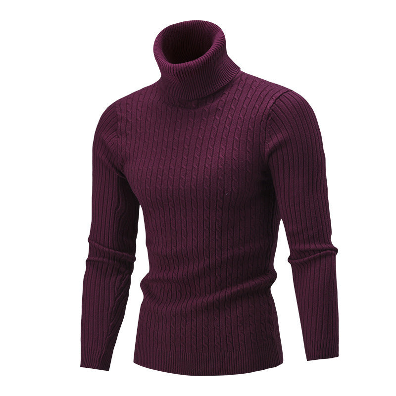Men's Turtleneck Sweater High-Quality Knit Luxury Design