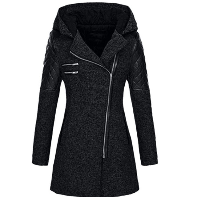 Hooded Coat Casual Modern