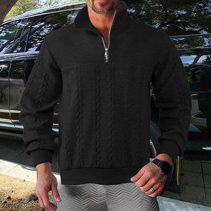 Men's Sweater Structured Design Modern Style