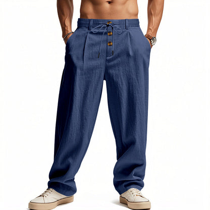 Men's Linen Trousers Comfortable Breathable