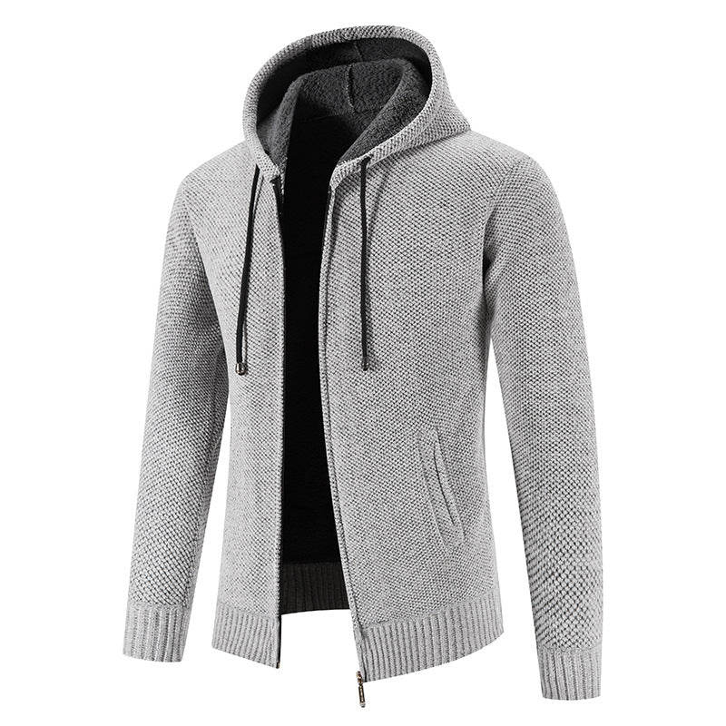 Men's Hooded Softshell Jacket Modern Design