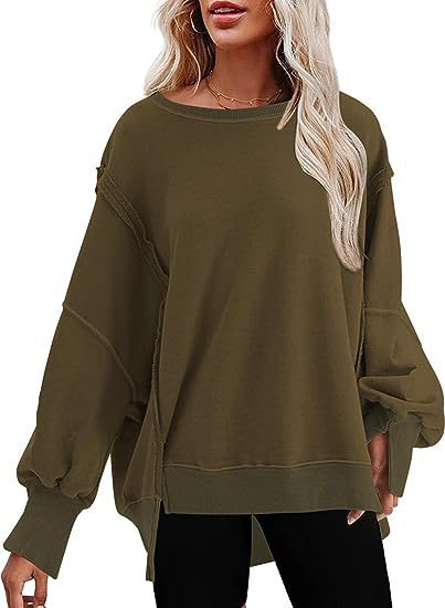 Women's Sweatshirt Casual Comfortable with Slits