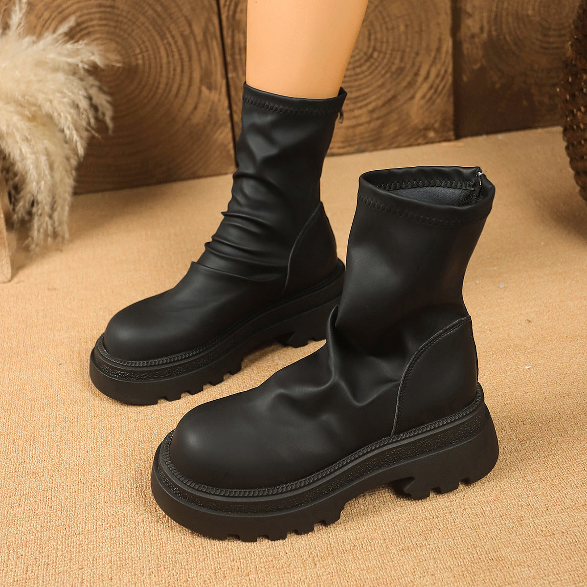Women's Ankle Boots Winter Lined Robust
