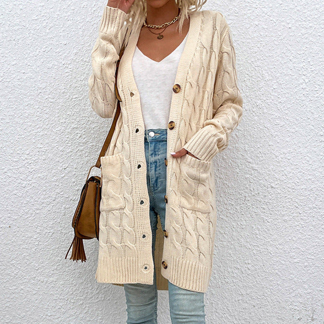Elegante Strickjacke Damen Mode - IdealeKleiden