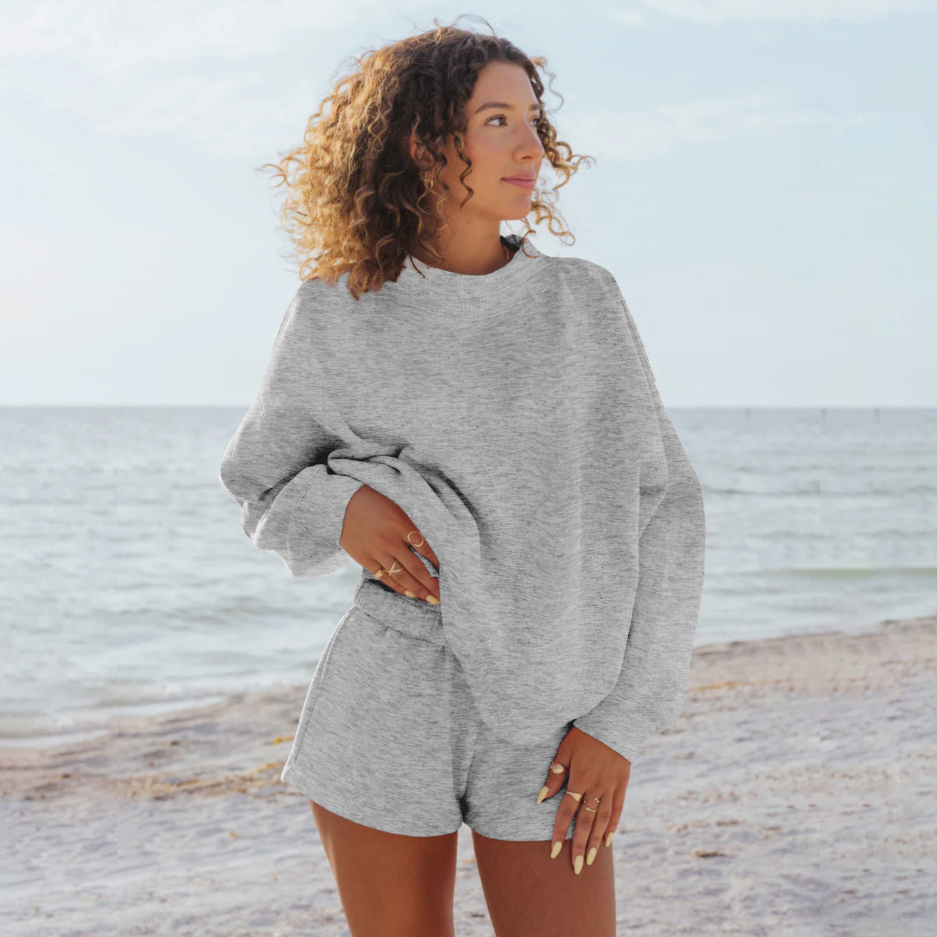Women's Oversized Sweatshirt Generous Comfortable