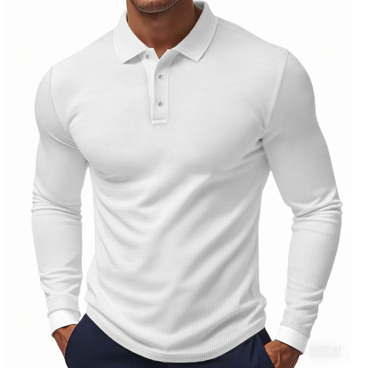 Men's Polo Shirt Modern Structured Elegant