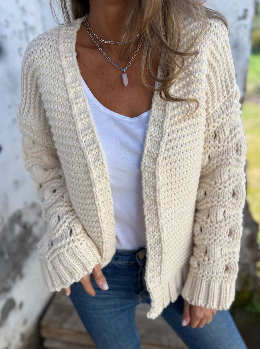 Women's Plus Size Floral Cardigan