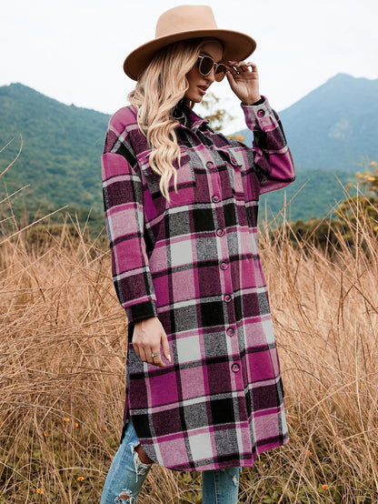 Women's Flannel Dress Plaid Pattern Wintery