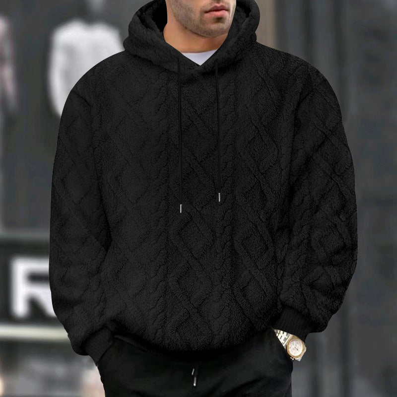 Men's Pullover Cuddly Soft Textured Design