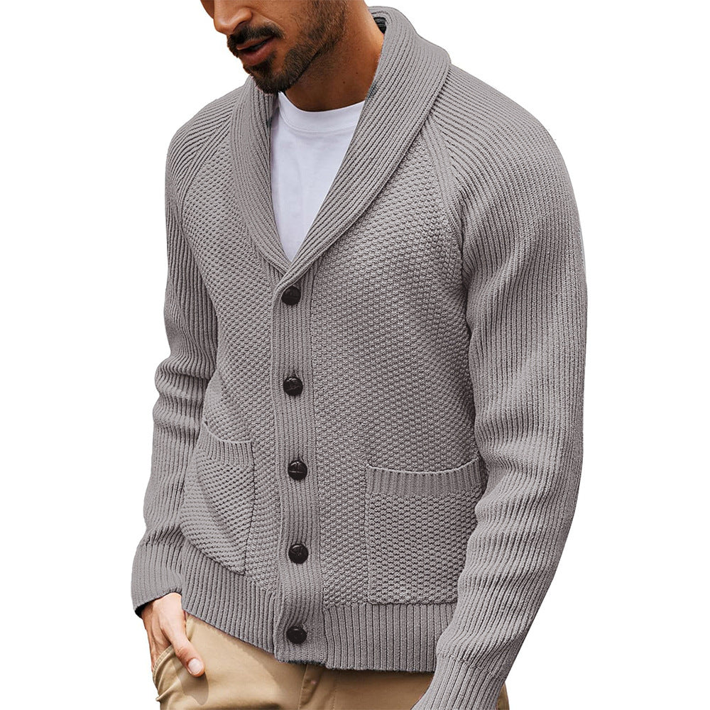 Men's Cardigan Shawl Collar Modern Stylish