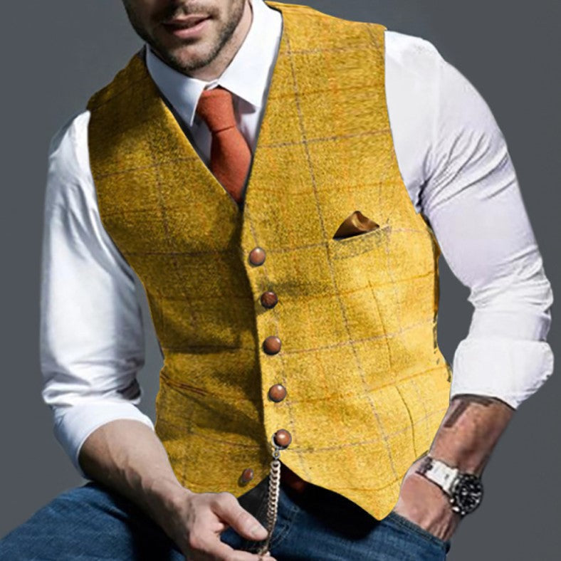Men's Vest Elegant Slim Fit Stylish