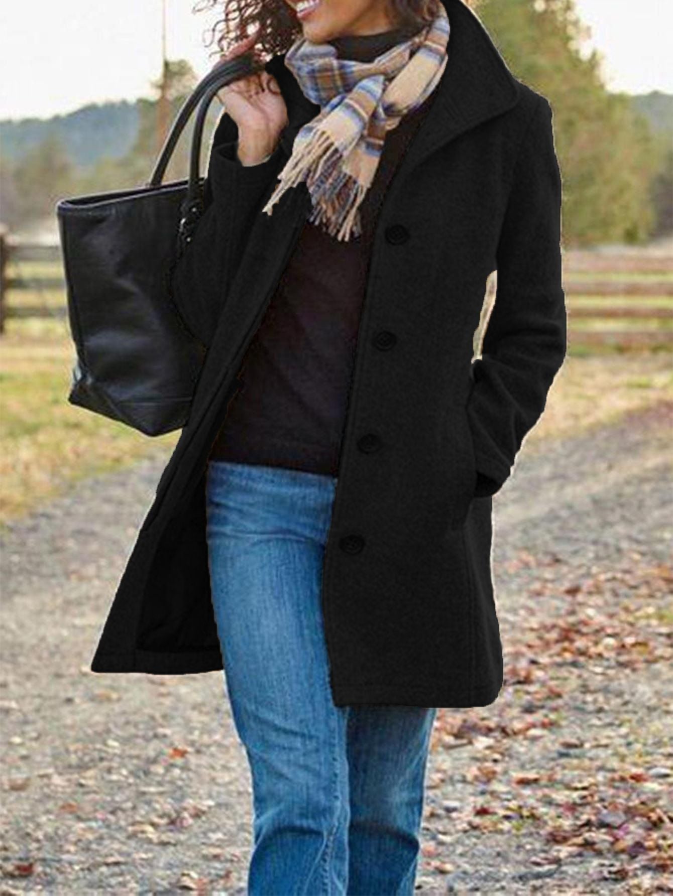 Women's Elegant Classic Wool Coat