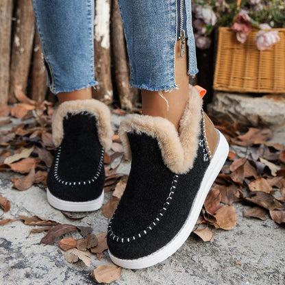 Women's Winter Boots Warm Fluffy Sturdy