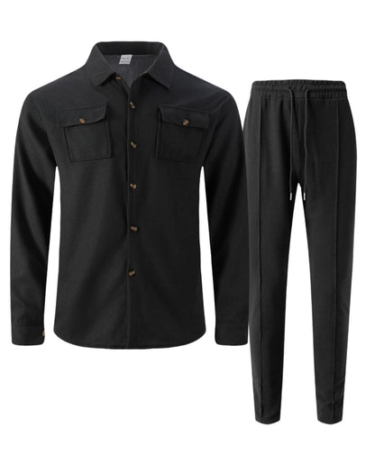 Men's Casual Plaid Modern Style Tracksuit