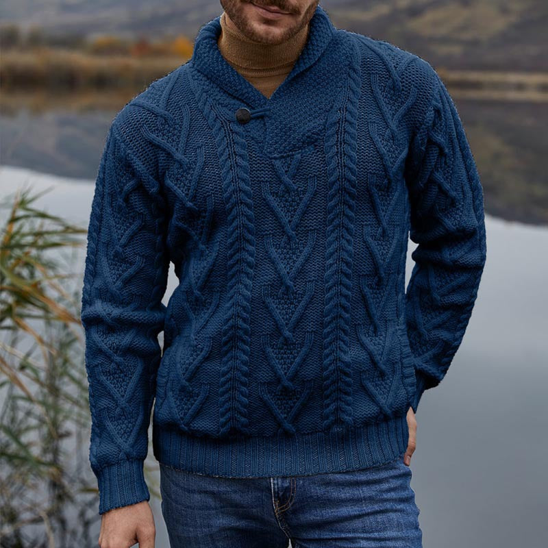 Men's Sweaters Classic Textured Modern