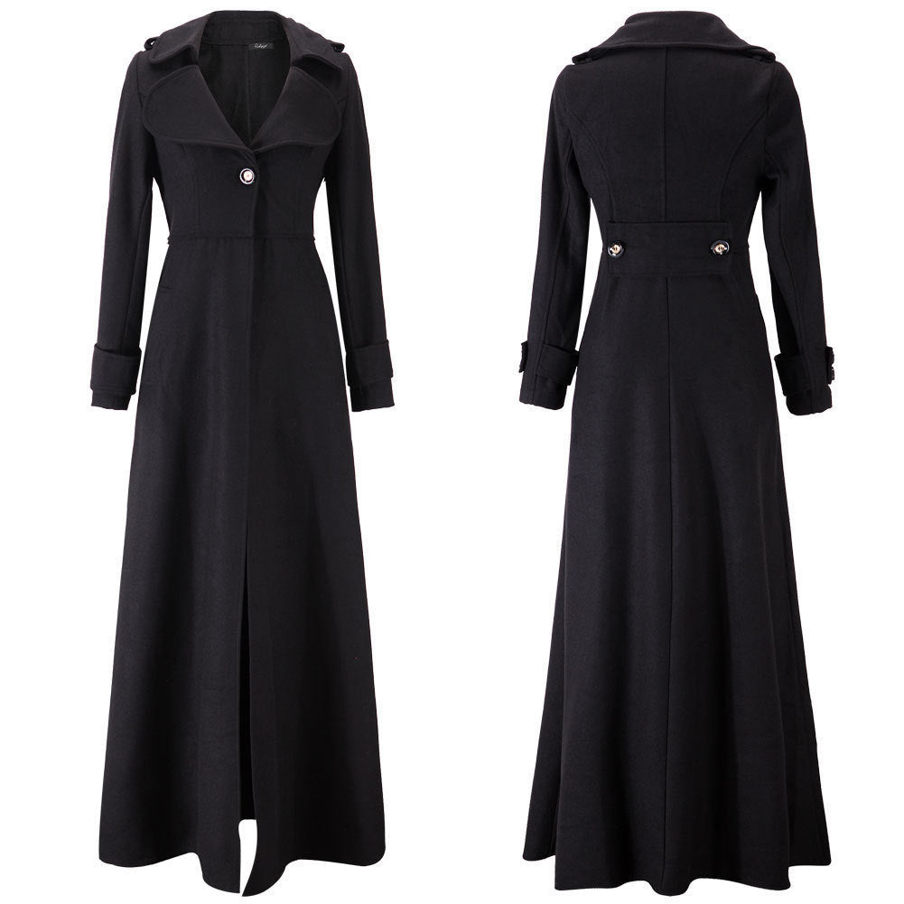 Women's Elegant Long Coat Classic Design