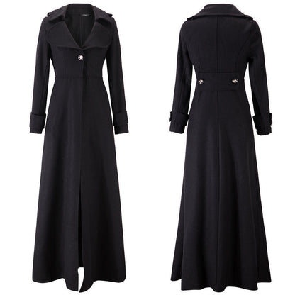 Women's Elegant Long Coat Classic Design