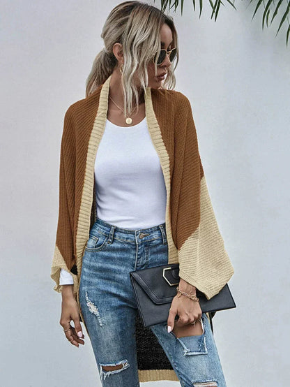 Women's Oversized Wool Batwing Cardigan