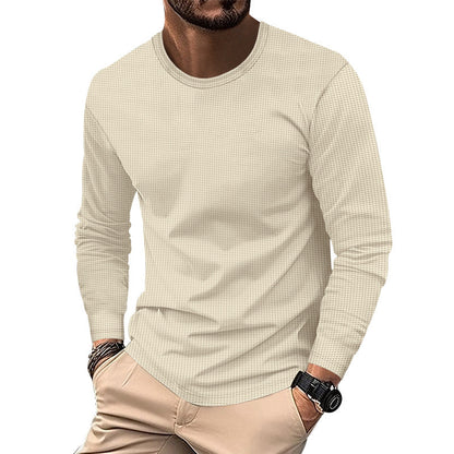 Men's Modern Structured Long-Sleeve Shirt