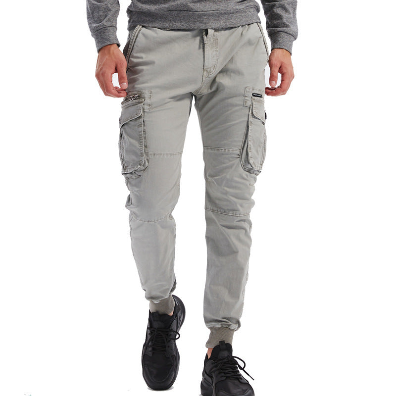 Herren Cargo-Hosen Bequem Praktisch Elastisch