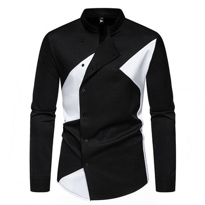 Men's Modern Asymmetrical Design Shirt