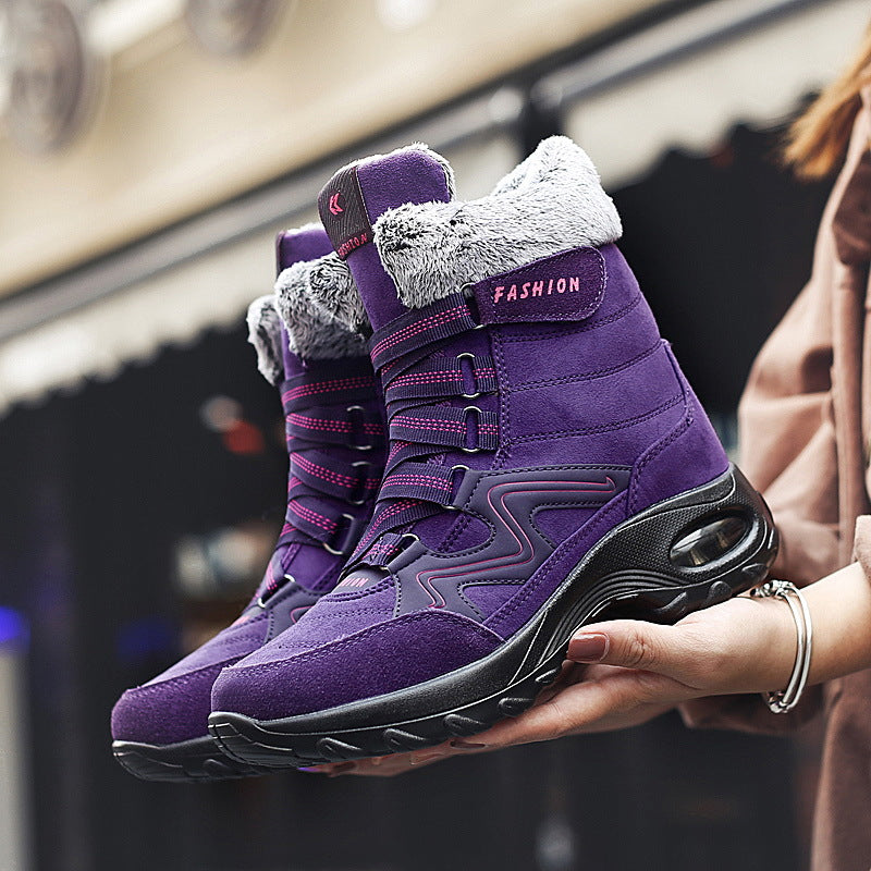 Damen Winterstiefel Kuschelig Warm Rutschfest - IdealeKleiden