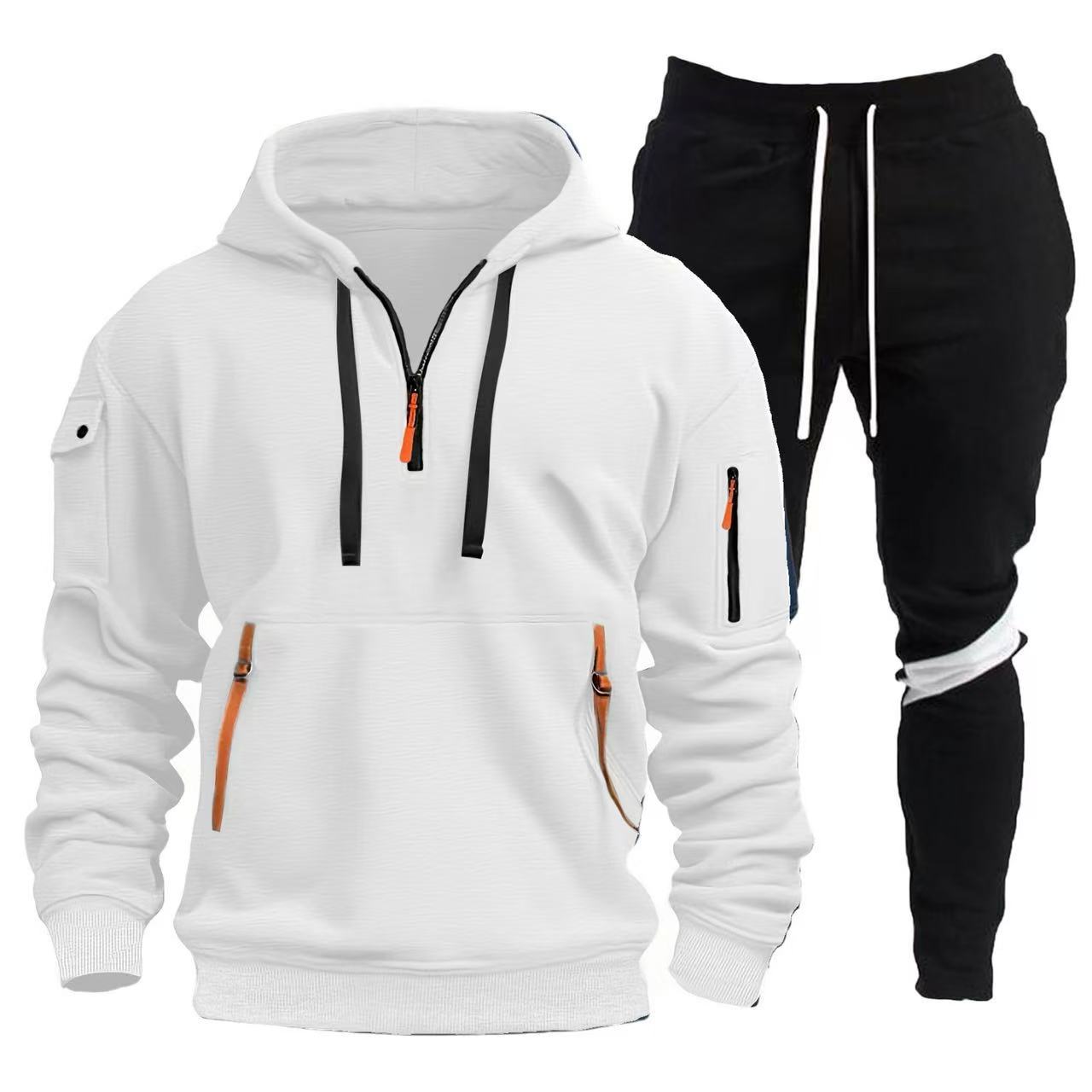 Herren Sport Outfit Hoodie Jogginghosen Set