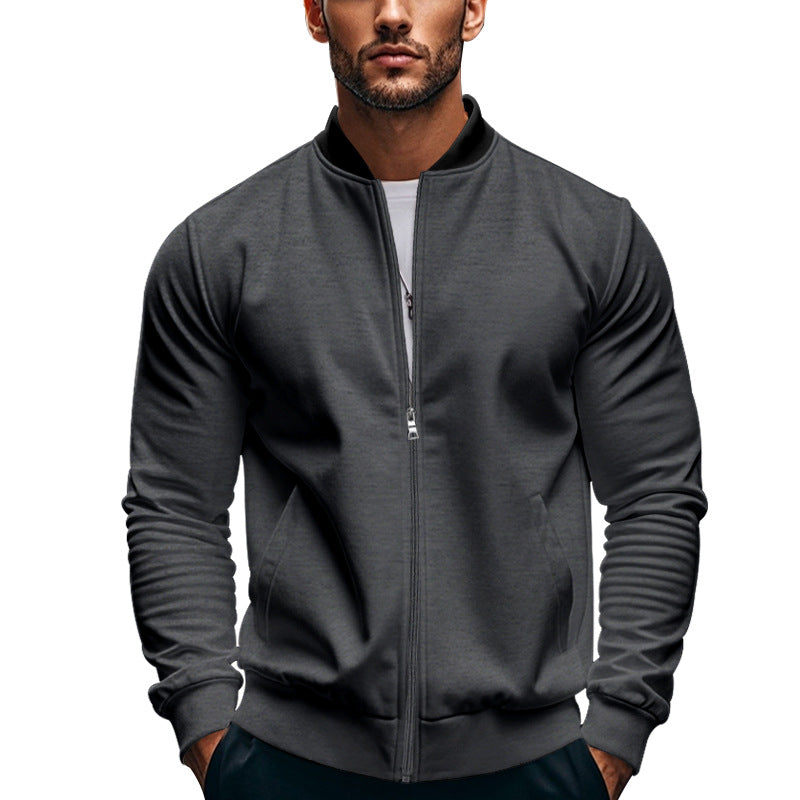 Men's Sporty Modern Style Bomber Jacket