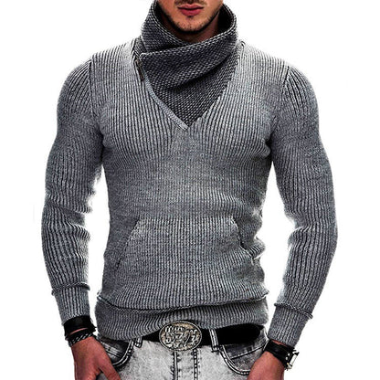 Men's Hoodie Long Sleeve Asymmetric Structure