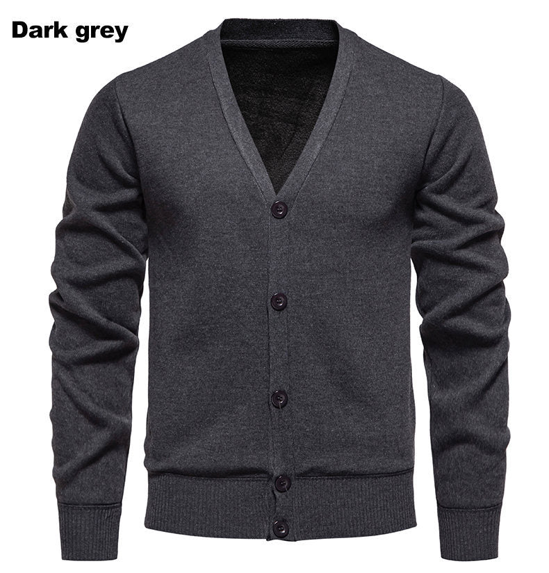 Men's Cardigan V-Neck Comfortable Buttons