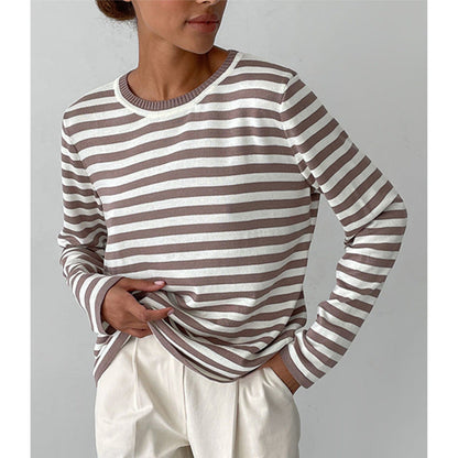 Stylish Striped Jumper for Women