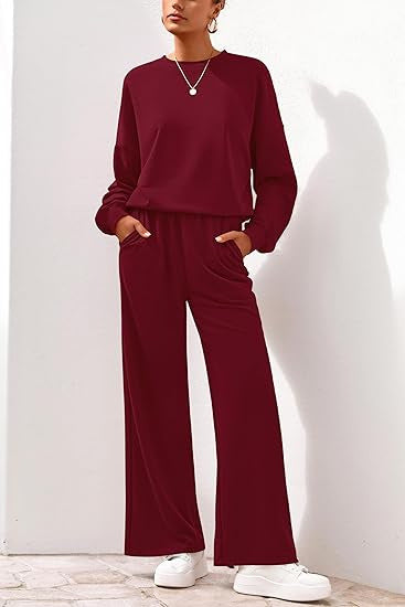 Women's Sweatpants Comfortable Wide Leg Relaxed Fit