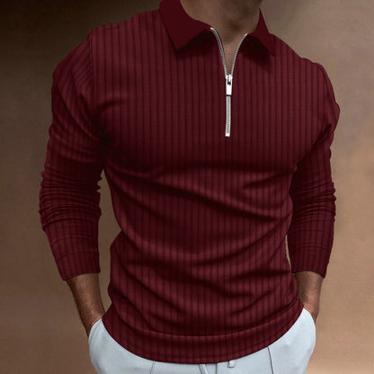 Men's Polo Shirt Elegant Structured Design