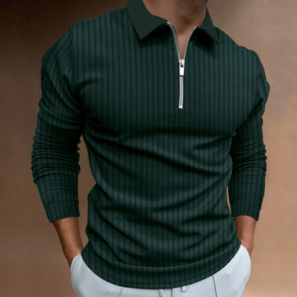 Men's Polo Shirt Elegant Structured Design