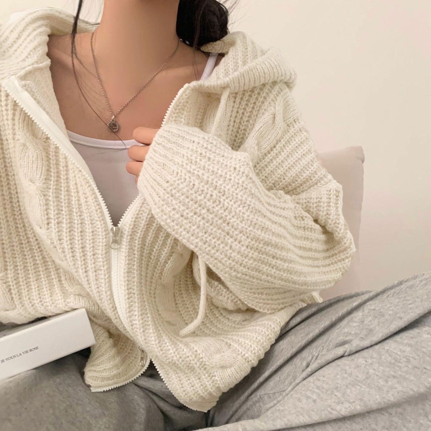 Women's Cardigan Hoodie Warm Comfortable
