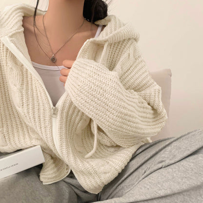 Women's Cardigan Hoodie Warm Comfortable