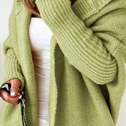 Cozy hooded cardigan