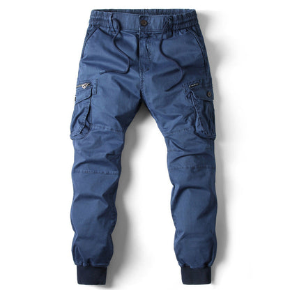 Herren Cargo-Hosen Bequem Praktisch Elastisch