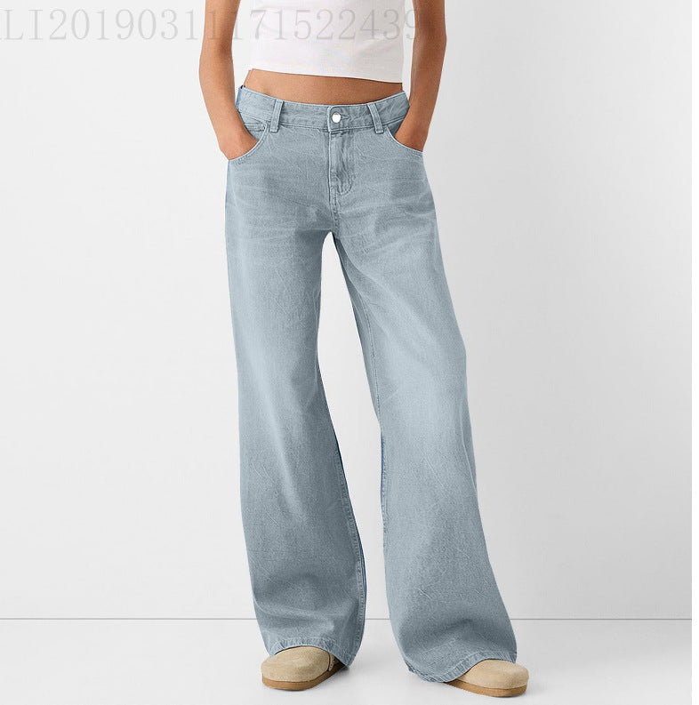 Weite Damen Jeans im Retro Look