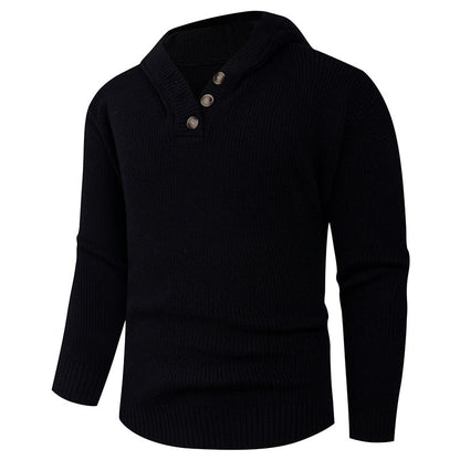 Men's Shawl Collar Sweater Elegant Design