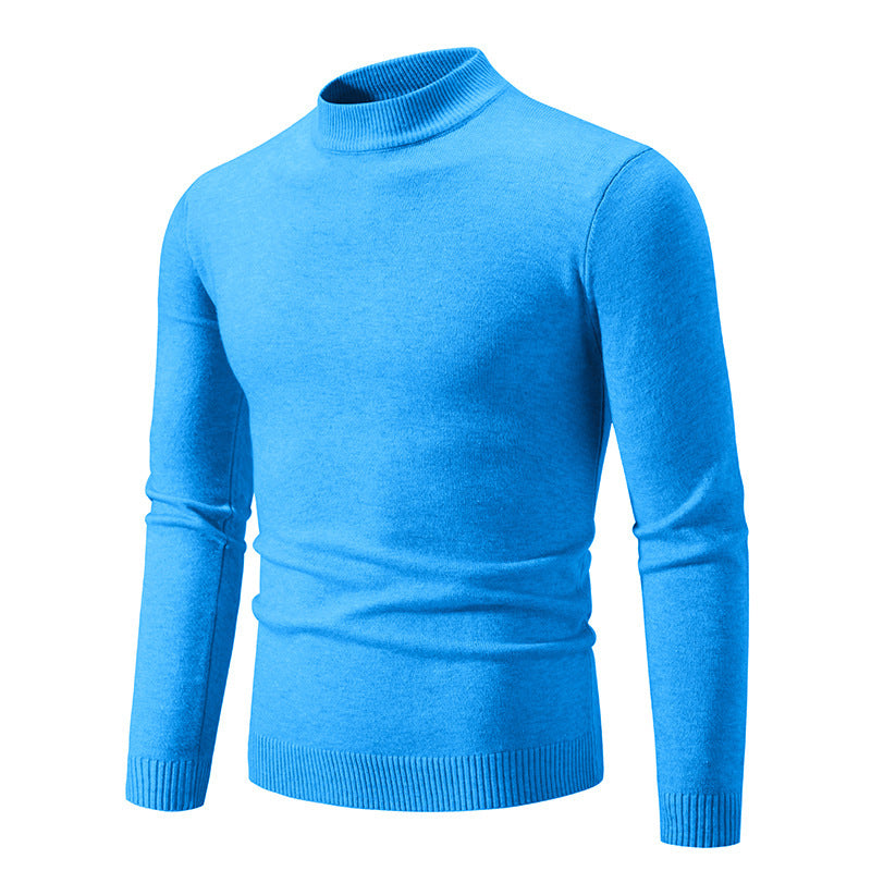 Men's Modern Fine Knit Turtleneck Sweater