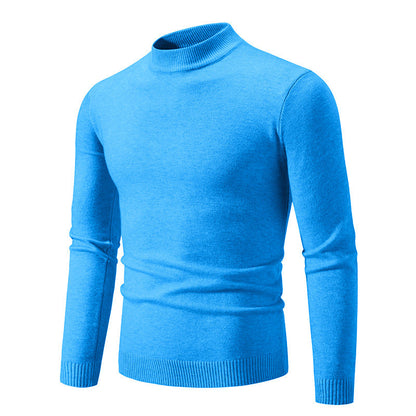 Men's Modern Fine Knit Turtleneck Sweater