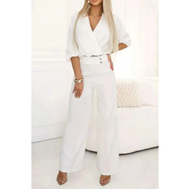 Women's Elegant Jumpsuit Wide Leg Evening Dress