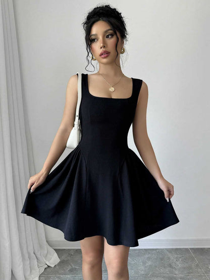 Women's A-Line Dress Elegant V-Neck Flowy