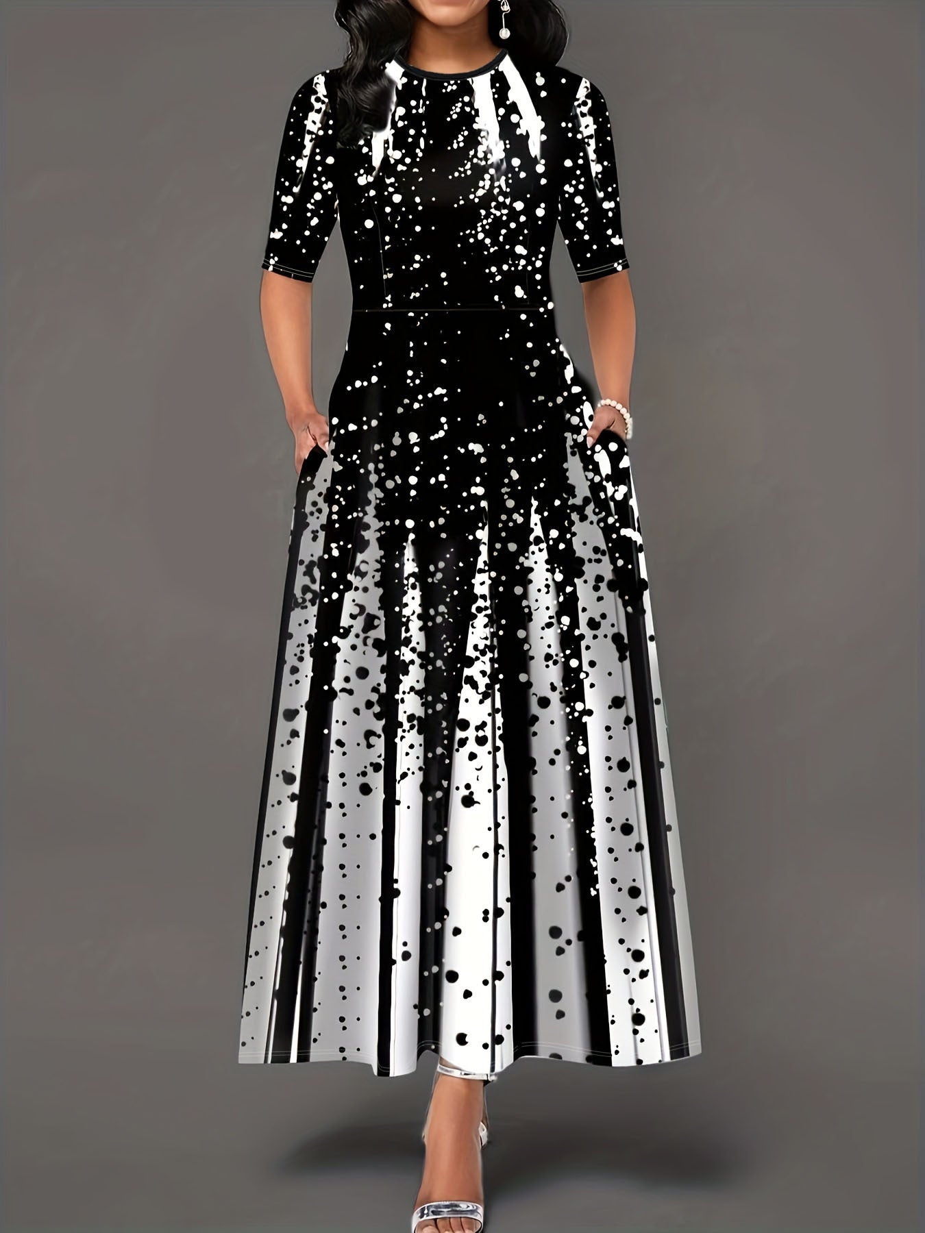 Women's Maxi Dress Elegant Floral Summer Dress
