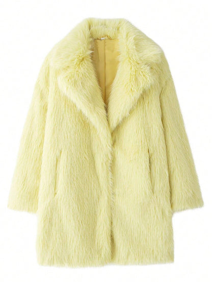 Women's Faux Fur Jacket Soft Luxury Design