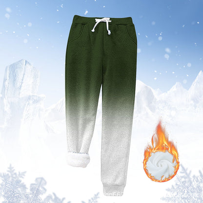 Women's Jogging Bottoms Warm Fleece Soft Elastic